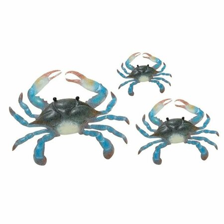 REGAL ART & GIFT Regal Crab Wall Decor - Blue, 3PK REGAL05418